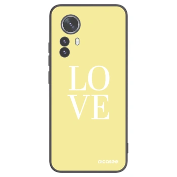 Picasee silikonski črni ovitek za Xiaomi 12 Pro - Love