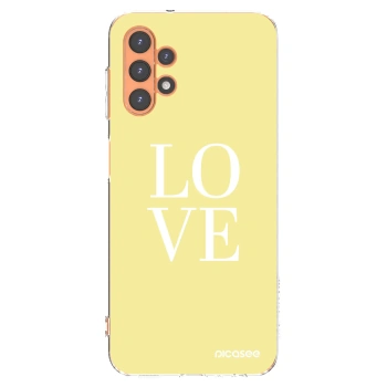 Picasee silikonski prozorni ovitek za Samsung Galaxy A13 4G A135 - Love