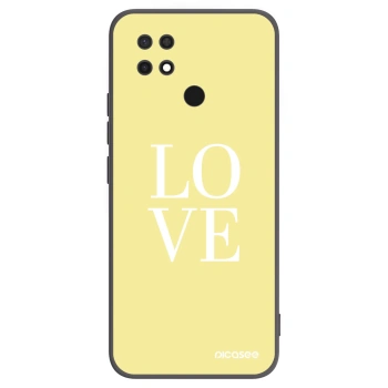 Picasee silikonski črni ovitek za Xiaomi Redmi 10C - Love