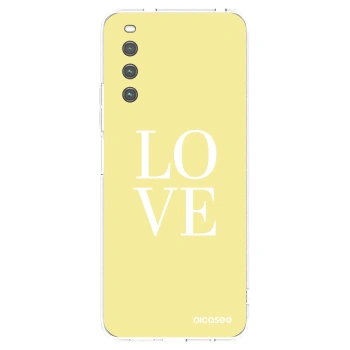 Picasee silikonski prozorni ovitek za Sony Xperia 10 IV 5G - Love