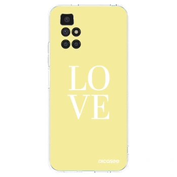 Picasee silikonski prozorni ovitek za Xiaomi Redmi 10 (2022) - Love