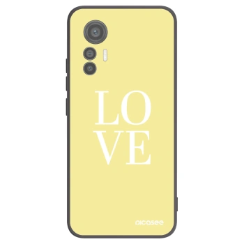 Picasee silikonski črni ovitek za Xiaomi 12 Lite - Love