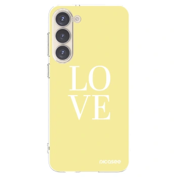 Picasee silikonski prozorni ovitek za Samsung Galaxy S23+ 5G - Love