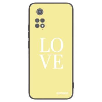 Picasee silikonski črni ovitek za Xiaomi Redmi Note 11S 5G - Love