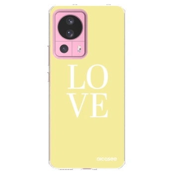 Picasee silikonski prozorni ovitek za Xiaomi 13 Lite - Love