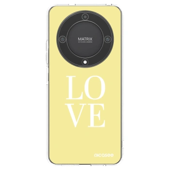 Picasee silikonski prozorni ovitek za Honor Magic5 Lite 5G - Love