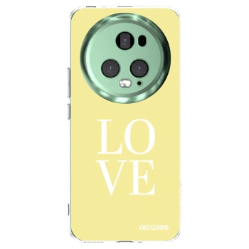Picasee silikonski prozorni ovitek za Honor Magic5 Pro - Love