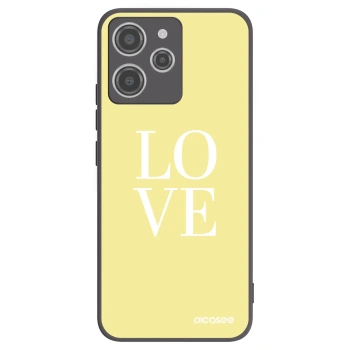 Picasee silikonski črni ovitek za Xiaomi Redmi 12 4G - Love