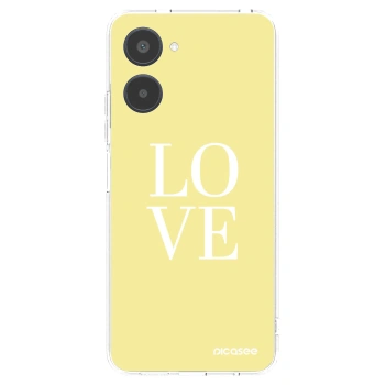 Picasee silikonski prozorni ovitek za Realme 10 4G - Love