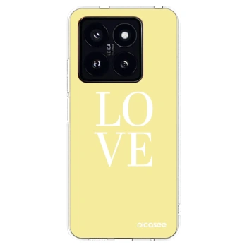 Picasee silikonski prozorni ovitek za Xiaomi 14 Pro - Love