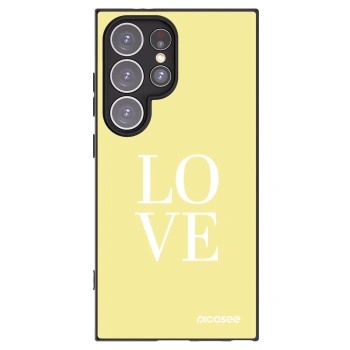 Picasee silikonski črni ovitek za Samsung Galaxy S24 Ultra S928B 5G - Love