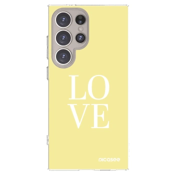 Picasee silikonski prozorni ovitek za Samsung Galaxy S24 Ultra S928B 5G - Love