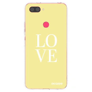 Picasee silikonski prozorni ovitek za Xiaomi Mi 8 Lite - Love