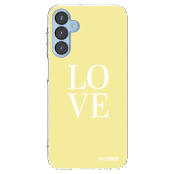 Picasee silikonski prozorni ovitek za Samsung Galaxy A15 A156B 5G - Love