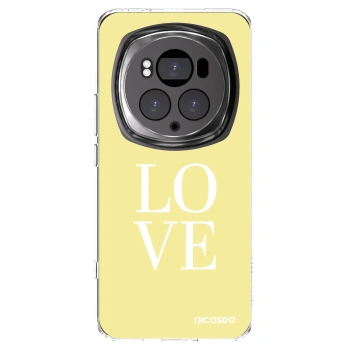 Picasee silikonski prozorni ovitek za Honor Magic6 Pro - Love