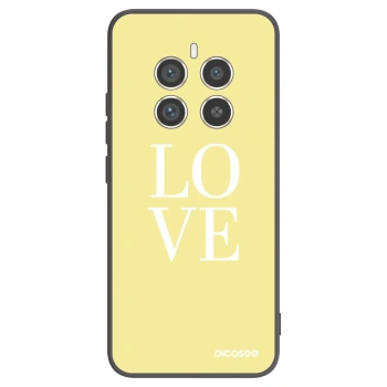 Picasee silikonski črni ovitek za Realme 12 Pro 5G - Love
