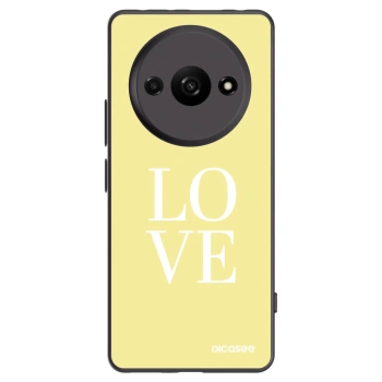 Picasee silikonski črni ovitek za Xiaomi Redmi A3 - Love