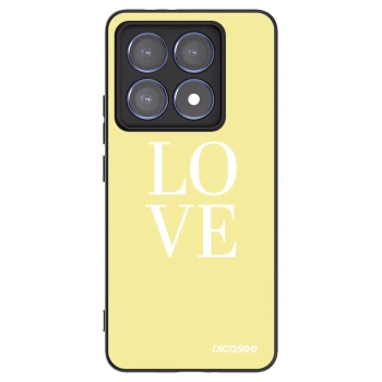 Picasee silikonski črni ovitek za Xiaomi 14T Pro - Love