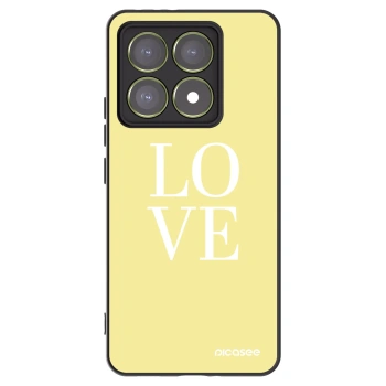 Picasee silikonski črni ovitek za Xiaomi 14T - Love