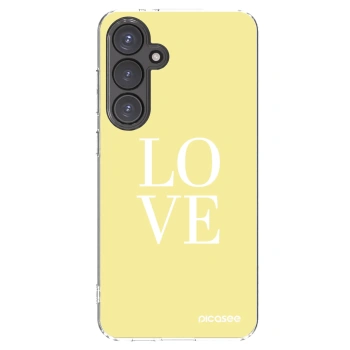 Picasee silikonski prozorni ovitek za Samsung Galaxy S24 FE S721B - Love