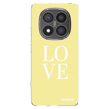 Picasee silikonski prozorni ovitek za Xiaomi Redmi Note 14 Pro+ 5G - Love