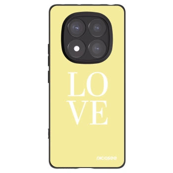 Picasee silikonski črni ovitek za Xiaomi Redmi Note 14 Pro 5G - Love