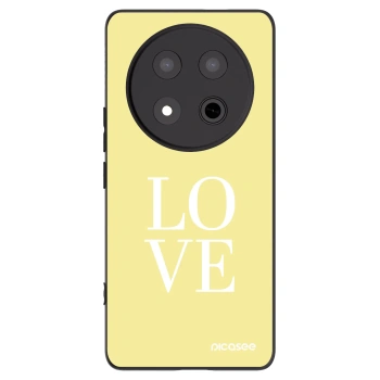Picasee silikonski črni ovitek za Honor Magic7 Lite 5G - Love