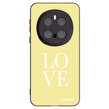 Picasee silikonski črni ovitek za Honor Magic7 Pro 5G - Love