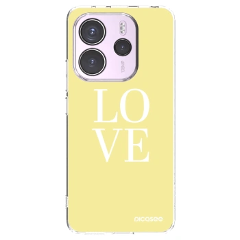 Picasee silikonski prozorni ovitek za Xiaomi Redmi Note 14 4G - Love