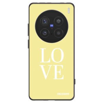 Picasee silikonski črni ovitek za Vivo X200 Pro - Love