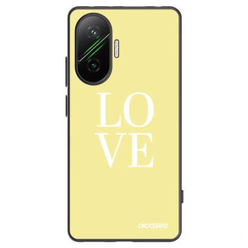 Picasee silikonski črni ovitek za Xiaomi Poco F7 Pro 5G - Love