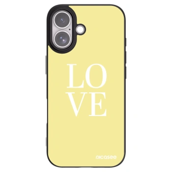 Picasee silikonski črni ovitek za Apple iPhone 17 - Love