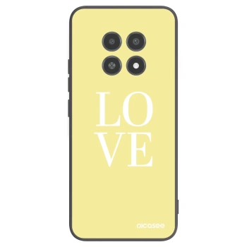 Picasee silikonski črni ovitek za Realme 12X - Love