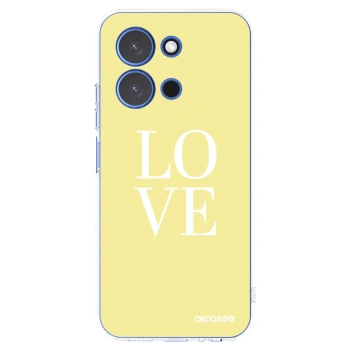Picasee silikonski prozorni ovitek za Xiaomi Redmi 15C 4G - Love