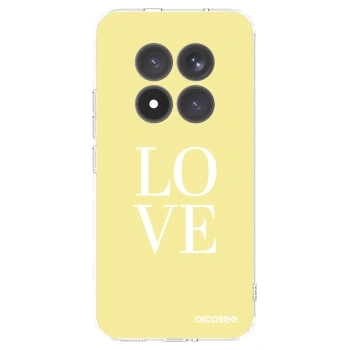 Picasee silikonski prozorni ovitek za Xiaomi Redmi Note 15 Pro+ - Love