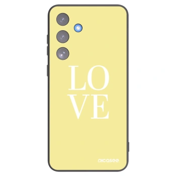 Picasee silikonski črni ovitek za Samsung Galaxy S25 FE 5G - Love