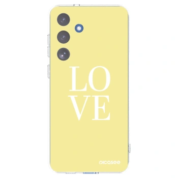 Picasee silikonski prozorni ovitek za Samsung Galaxy S25 FE 5G - Love