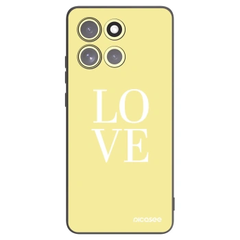 Picasee silikonski črni ovitek za Motorola Moto G86 Power 5G - Love