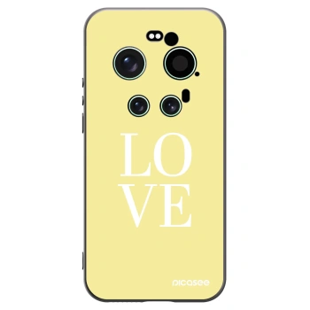 Picasee silikonski črni ovitek za Xiaomi 17 Ultra - Love