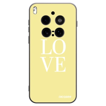 Picasee silikonski črni ovitek za Vivo X300 Pro - Love