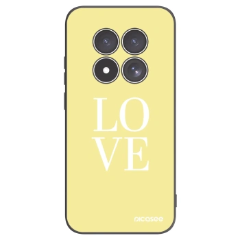 Picasee silikonski črni ovitek za Xiaomi Redmi Note 15 Pro 5G - Love