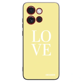 Picasee silikonski črni ovitek za Motorola Edge 60 Neo 5G - Love