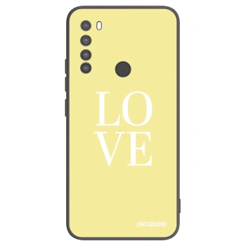 Picasee silikonski črni ovitek za Xiaomi Redmi Note 8 - Love