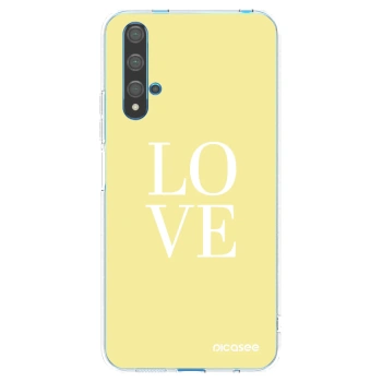 Picasee silikonski prozorni ovitek za Huawei Nova 5T - Love