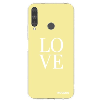 Picasee silikonski prozorni ovitek za Huawei P40 Lite E - Love
