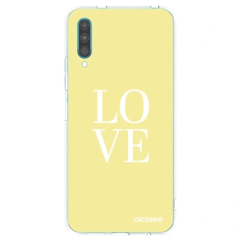 Picasee silikonski prozorni ovitek za Samsung Galaxy A30s A307F - Love