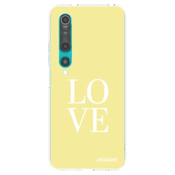 Picasee silikonski prozorni ovitek za Xiaomi Mi 10 - Love