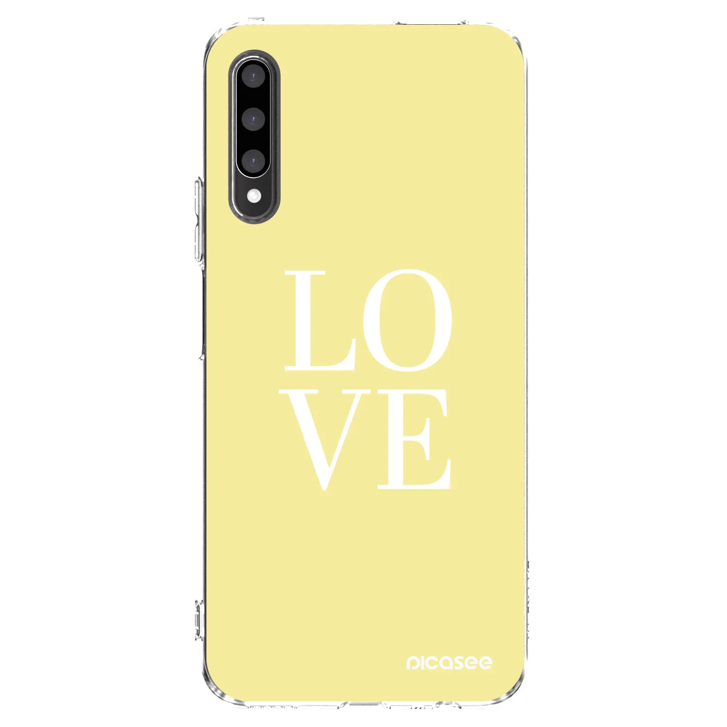 Picasee silikonski prozorni ovitek za Honor 9X Pro - Love