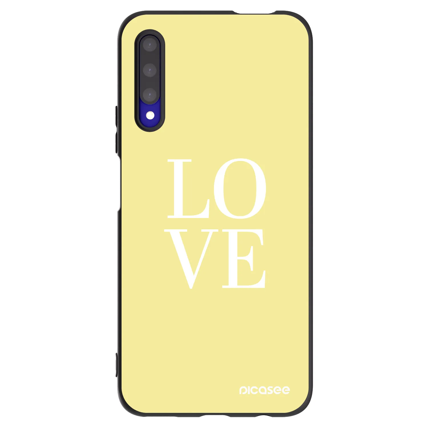 Picasee silikonski črni ovitek za Honor 9X Pro - Love