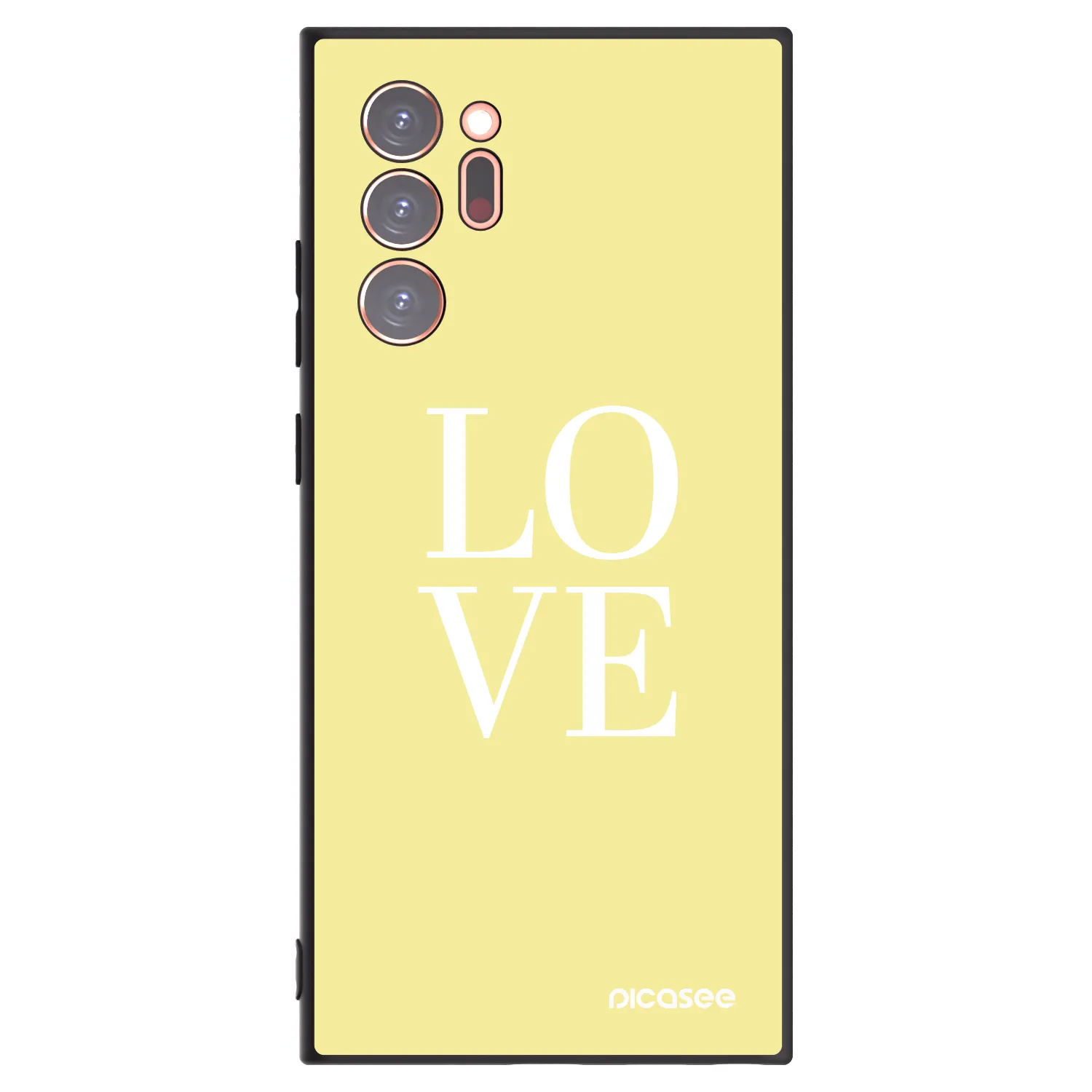 Picasee silikonski črni ovitek za Samsung Galaxy Note 20 Ultra - Love
